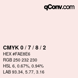 Código de color: CMYK 0 / 7 / 8 / 2 | qconv.com