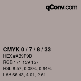 Color code: CMYK 0 / 7 / 8 / 33 | qconv.com