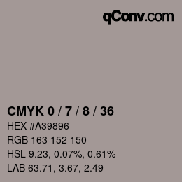 颜色代码: CMYK 0 / 7 / 8 / 36 | qconv.com