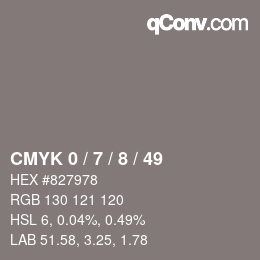 Color code: CMYK 0 / 7 / 8 / 49 | qconv.com