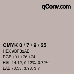 Color code: CMYK 0 / 7 / 9 / 25 | qconv.com