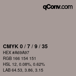 Color code: CMYK 0 / 7 / 9 / 35 | qconv.com