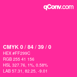 Color code: CMYK 0 / 84 / 39 / 0 | qconv.com