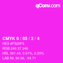 Color code: CMYK 0 / 85 / 2 / 4 | qconv.com