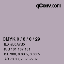 カラーコード: CMYK 0 / 8 / 0 / 29 | qconv.com