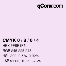 Color code: CMYK 0 / 8 / 0 / 4 | qconv.com
