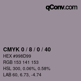 Color code: CMYK 0 / 8 / 0 / 40 | qconv.com