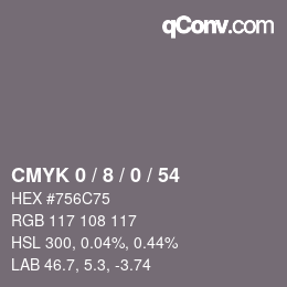 Color code: CMYK 0 / 8 / 0 / 54 | qconv.com