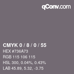 Color code: CMYK 0 / 8 / 0 / 55 | qconv.com