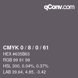Color code: CMYK 0 / 8 / 0 / 61 | qconv.com