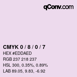 Color code: CMYK 0 / 8 / 0 / 7 | qconv.com