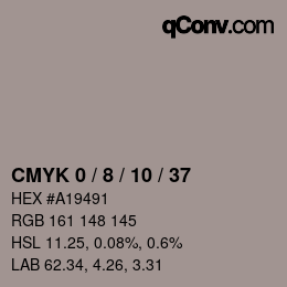 Color code: CMYK 0 / 8 / 10 / 37 | qconv.com