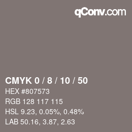 Color code: CMYK 0 / 8 / 10 / 50 | qconv.com