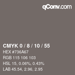 Color code: CMYK 0 / 8 / 10 / 55 | qconv.com