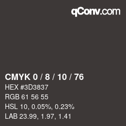 Color code: CMYK 0 / 8 / 10 / 76 | qconv.com