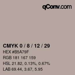 Color code: CMYK 0 / 8 / 12 / 29 | qconv.com