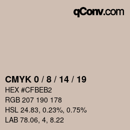 Color code: CMYK 0 / 8 / 14 / 19 | qconv.com