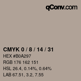Color code: CMYK 0 / 8 / 14 / 31 | qconv.com