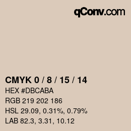 Color code: CMYK 0 / 8 / 15 / 14 | qconv.com