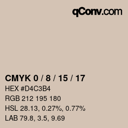 Color code: CMYK 0 / 8 / 15 / 17 | qconv.com