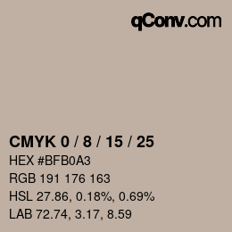 Código de color: CMYK 0 / 8 / 15 / 25 | qconv.com