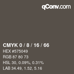 Color code: CMYK 0 / 8 / 16 / 66 | qconv.com