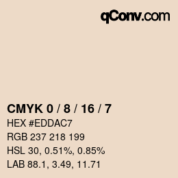 Color code: CMYK 0 / 8 / 16 / 7 | qconv.com