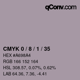 Color code: CMYK 0 / 8 / 1 / 35 | qconv.com