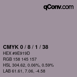 Color code: CMYK 0 / 8 / 1 / 38 | qconv.com