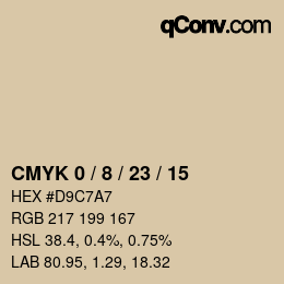 Color code: CMYK 0 / 8 / 23 / 15 | qconv.com