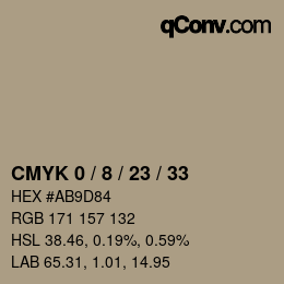 Color code: CMYK 0 / 8 / 23 / 33 | qconv.com