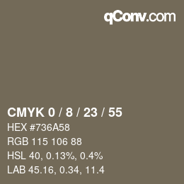 Color code: CMYK 0 / 8 / 23 / 55 | qconv.com