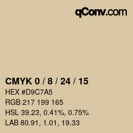 Color code: CMYK 0 / 8 / 24 / 15 | qconv.com