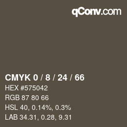 Color code: CMYK 0 / 8 / 24 / 66 | qconv.com