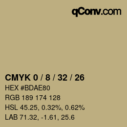 Color code: CMYK 0 / 8 / 32 / 26 | qconv.com