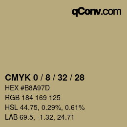 Color code: CMYK 0 / 8 / 32 / 28 | qconv.com