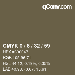 Color code: CMYK 0 / 8 / 32 / 59 | qconv.com