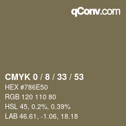 Color code: CMYK 0 / 8 / 33 / 53 | qconv.com