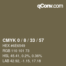 Color code: CMYK 0 / 8 / 33 / 57 | qconv.com