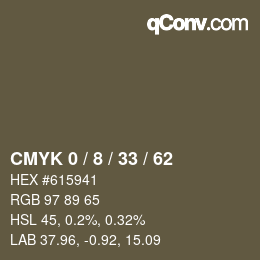 Color code: CMYK 0 / 8 / 33 / 62 | qconv.com