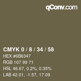 Color code: CMYK 0 / 8 / 34 / 58 | qconv.com