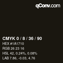Color code: CMYK 0 / 8 / 36 / 90 | qconv.com