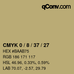 Color code: CMYK 0 / 8 / 37 / 27 | qconv.com