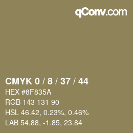 Color code: CMYK 0 / 8 / 37 / 44 | qconv.com