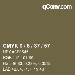 Color code: CMYK 0 / 8 / 37 / 57 | qconv.com