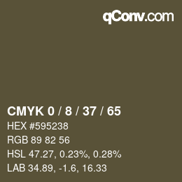 Color code: CMYK 0 / 8 / 37 / 65 | qconv.com