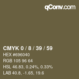 Color code: CMYK 0 / 8 / 39 / 59 | qconv.com