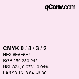 Color code: CMYK 0 / 8 / 3 / 2 | qconv.com