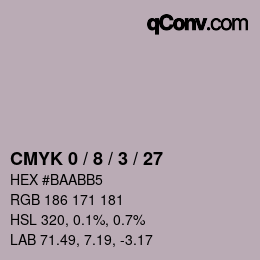 Color code: CMYK 0 / 8 / 3 / 27 | qconv.com