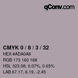 Color code: CMYK 0 / 8 / 3 / 32 | qconv.com